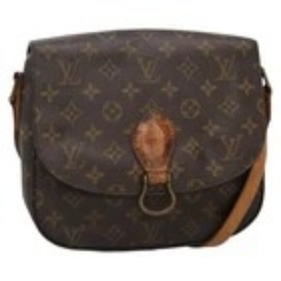 LOUIS VUITTON Monogram Saint Cloud GM Shoulder Bag M51242 LV Auth 131119 - Picture 1 of 16